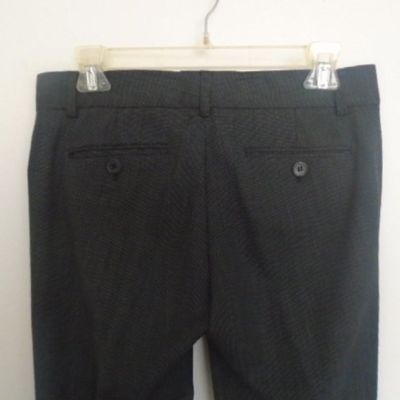 THEORY BLACK AND GRAY CHECKERED PANTS SIZE 4 - Picture 5 of 12